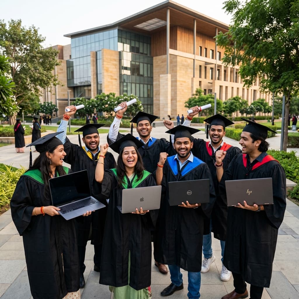Modern Indian Students Excelling in Higher Education